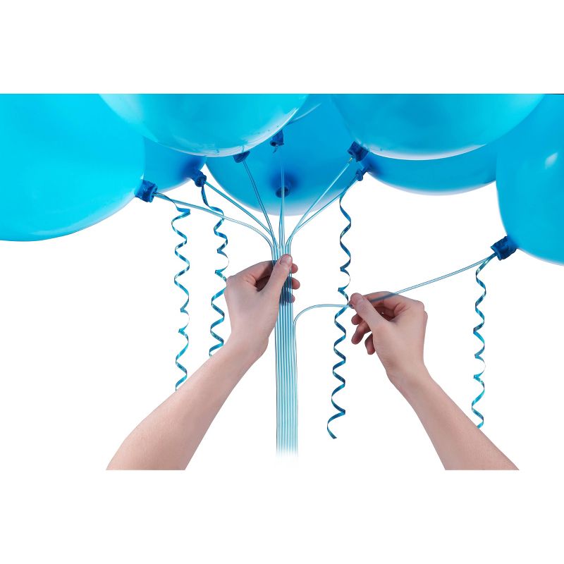 24ct Self Sealing Party Balloons Refill Pack Blue