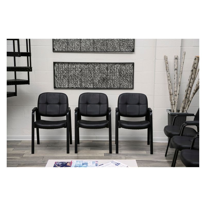 Basics Guest Reception Chair Black - OneSpace