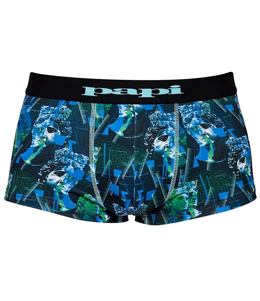 Papi Statue Print Trunks