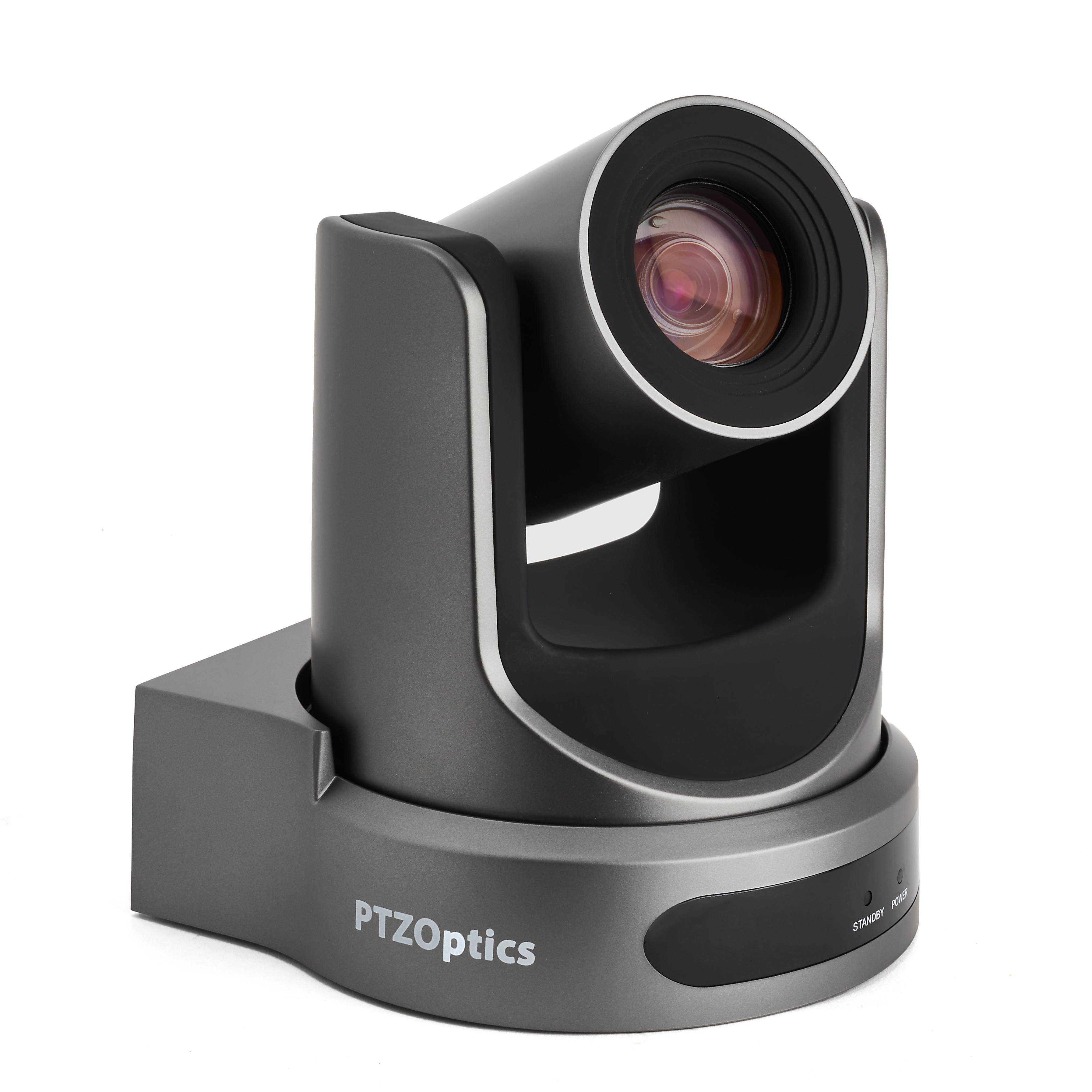 PTZOptics 2MP Full HD Indoor PTZ Camera, 20x Optical Zoom, USB 3.0, Gray