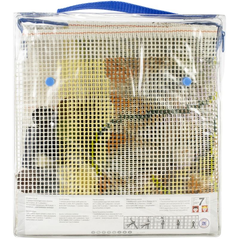 Vervaco Latch Hook Rug Kit 26.75"X15.5"-Playful Cat