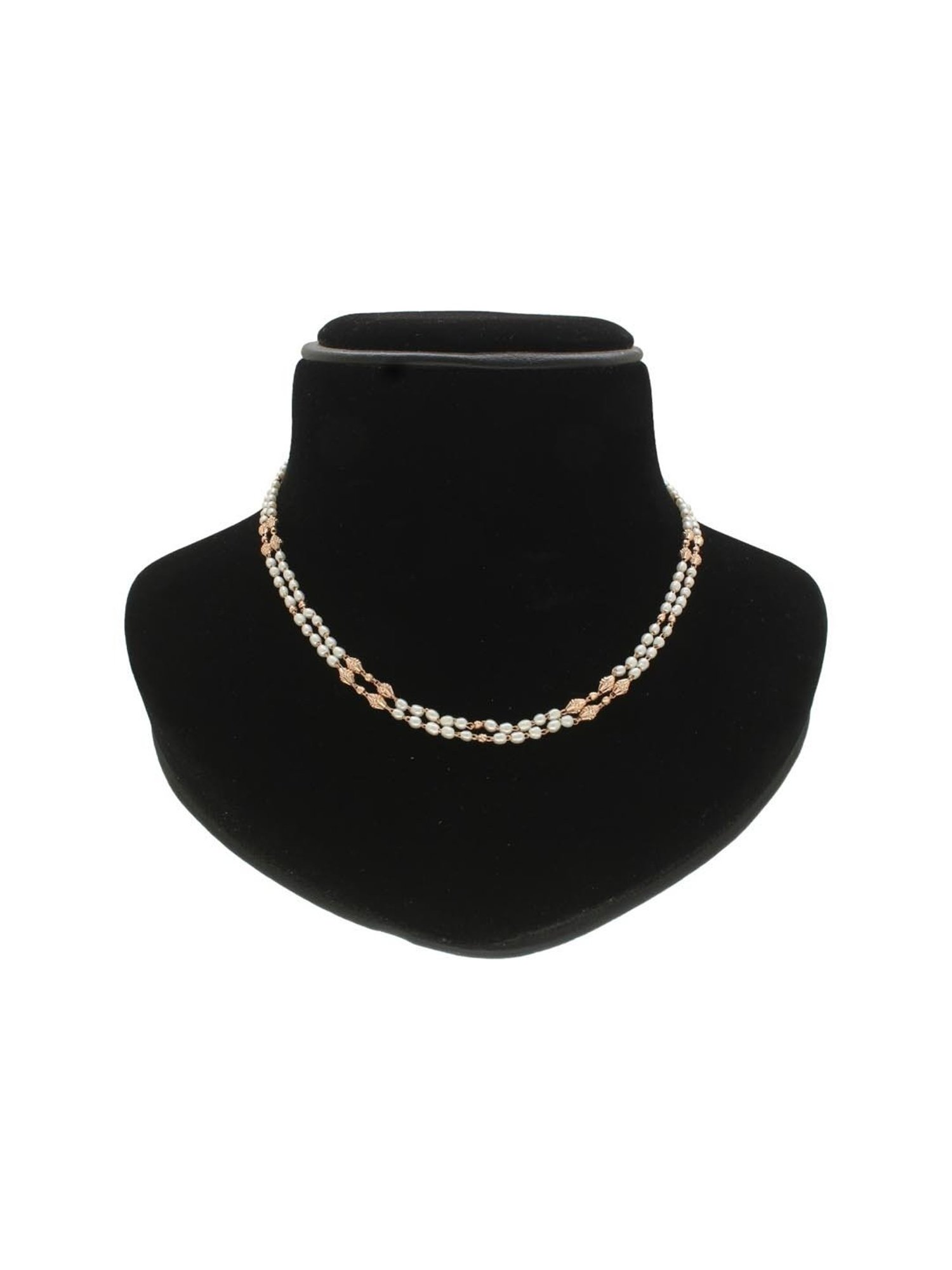 Sri Jagdamba Pearls Elina 18k Gold Chain for Women & Girls