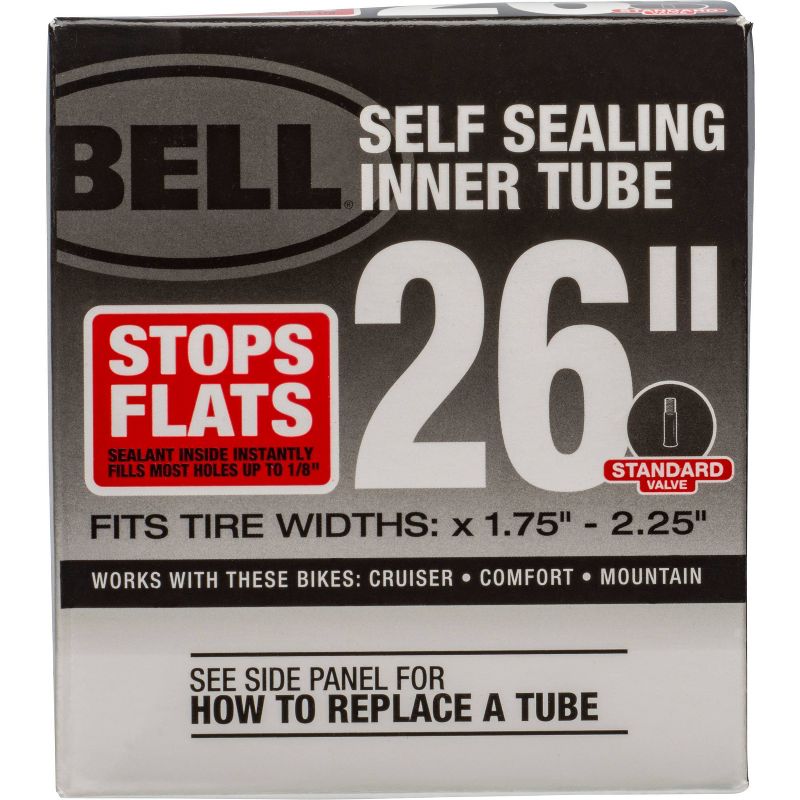 Bell 26" Self Sealing Bike Inner Tube - Black