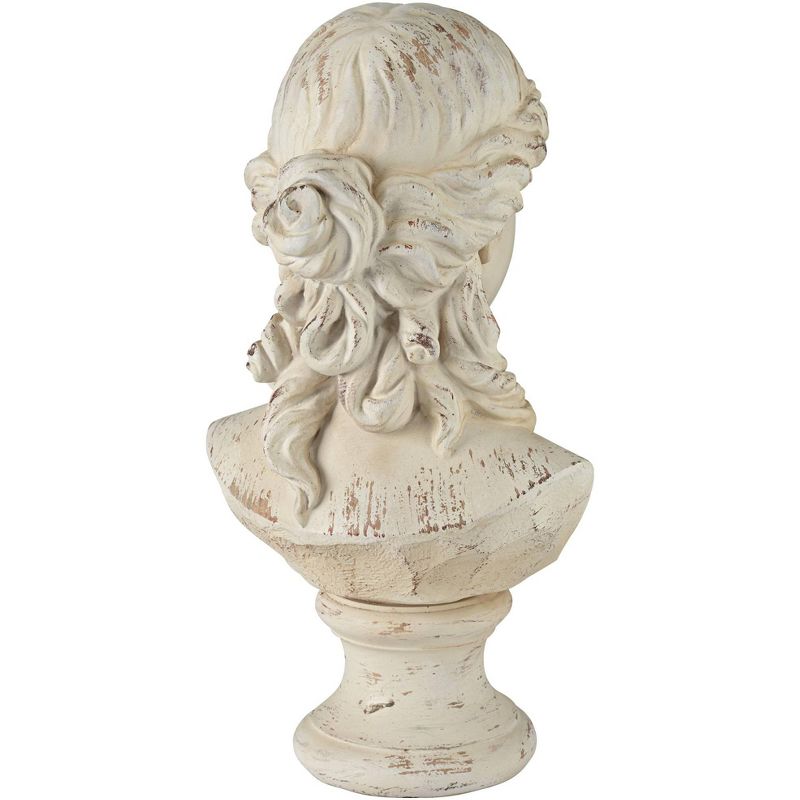 Kensington Hill Classic Greek 17 1/2" High Antique White Bust Sculpture