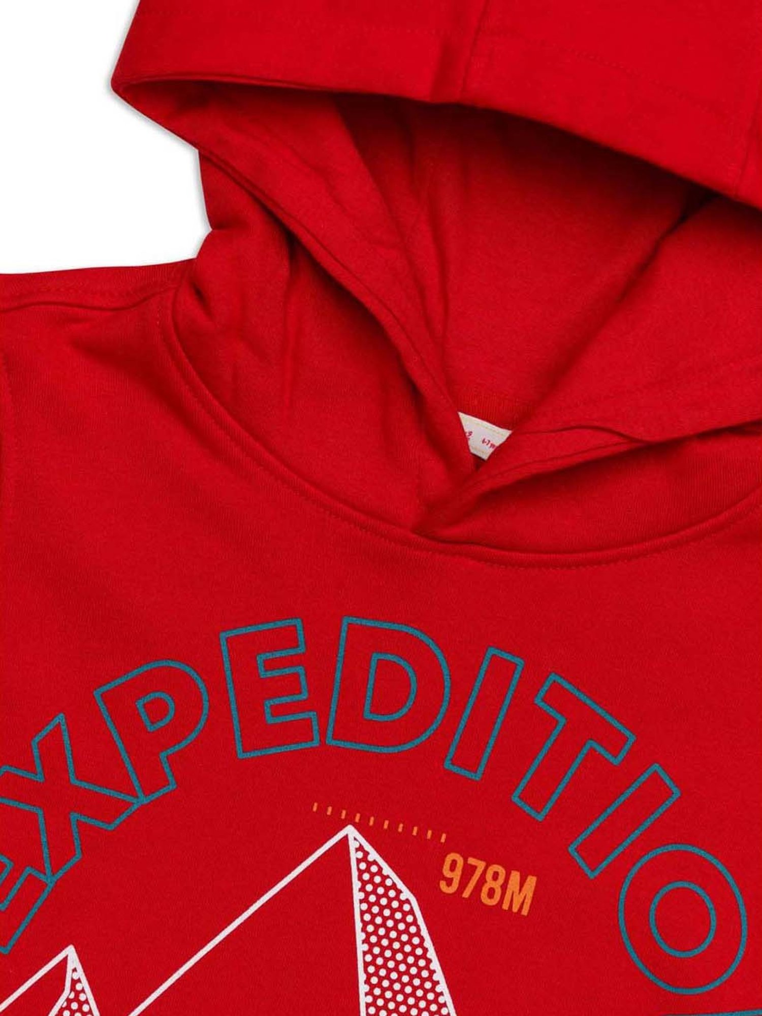 H by Hamleys Kids Red Printed Full Sleeves Sweatshirt