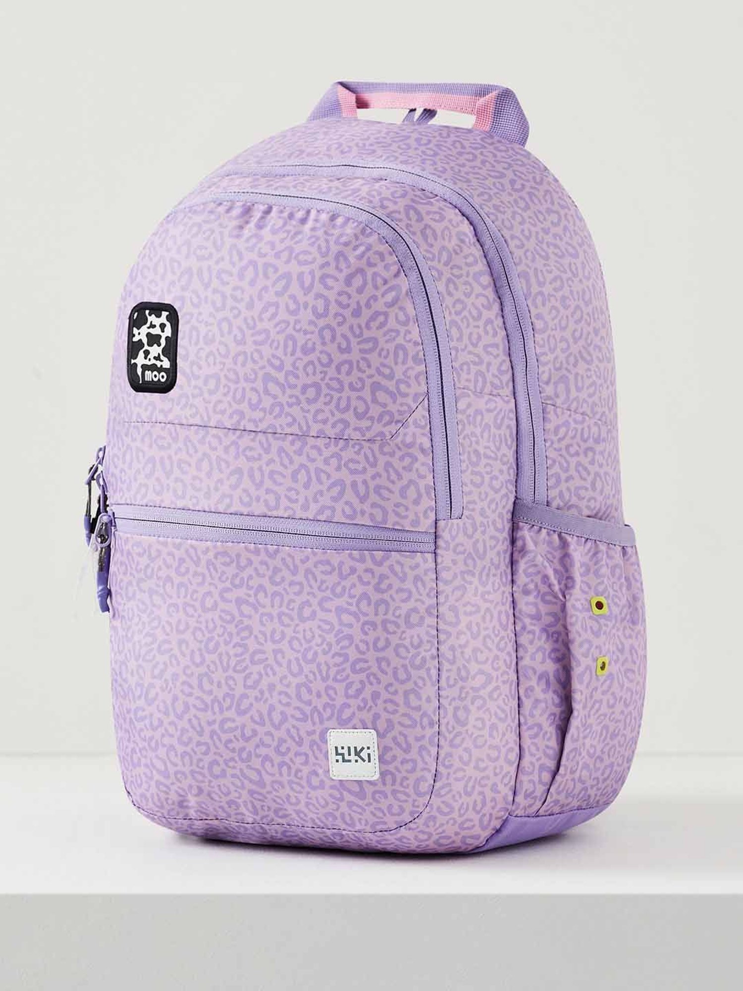 Wiki Back to School 1 Purple Polyester Printed Backpack - 22 Ltrs