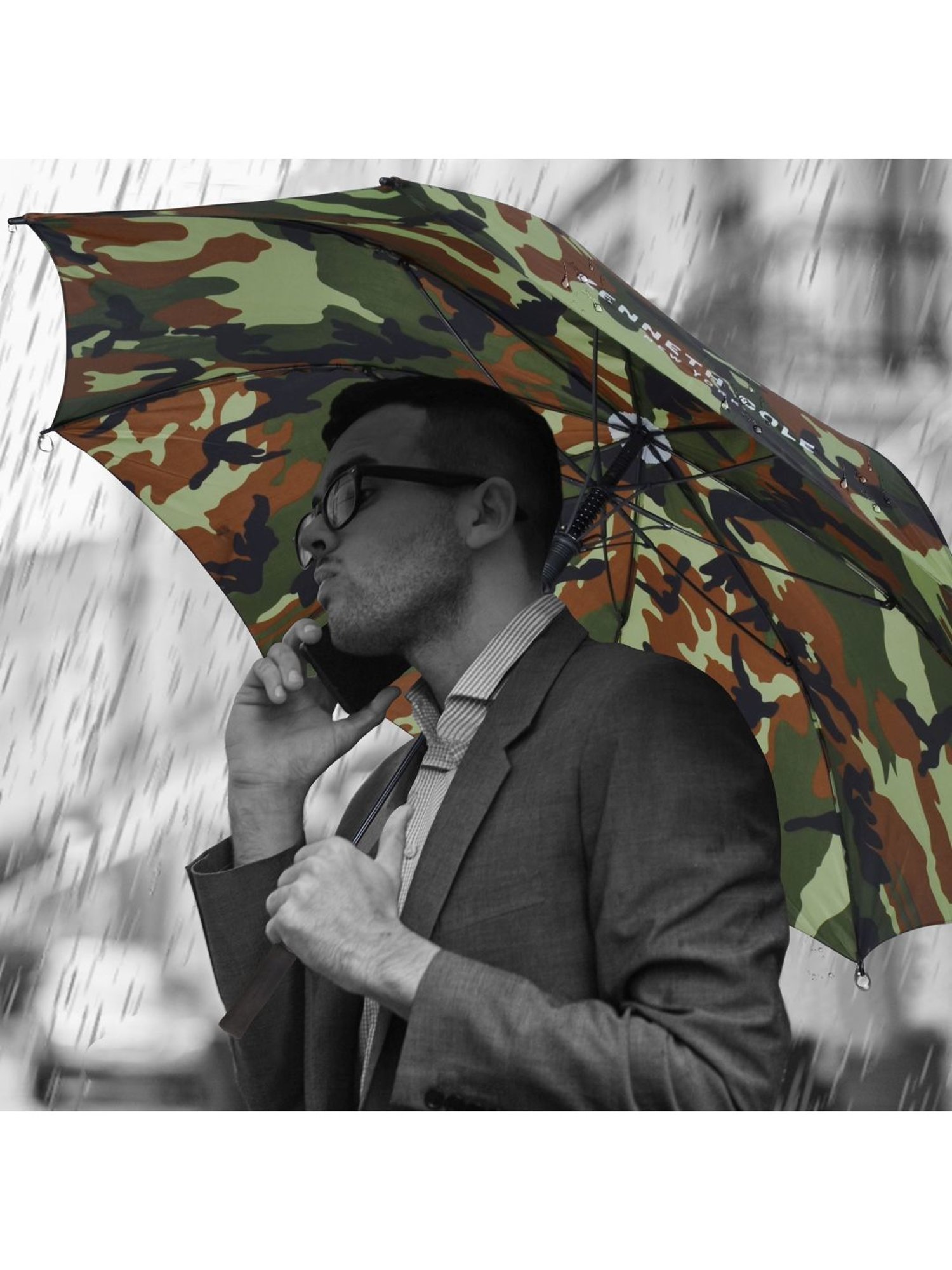 Kenneth Cole New York UV Protection Camouflage Umbrella