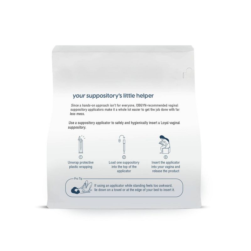 Loyal The Helper Vaginal Suppository Applicators - 15ct