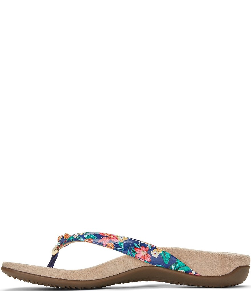 Vionic Bella II Floral Bow Detail Flip-Flops