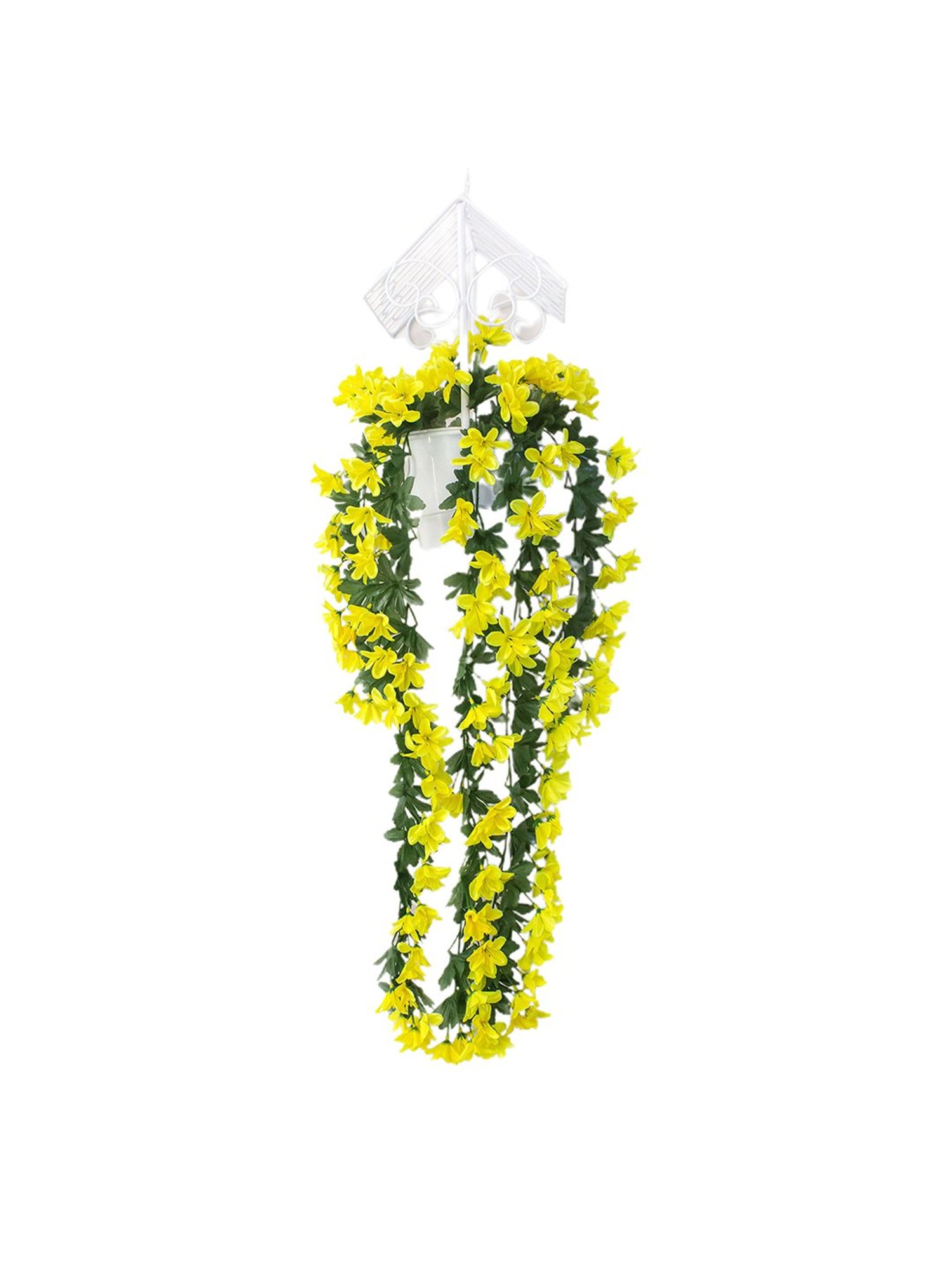 Amflix Yellow Artificial Hanging Creeper Plant