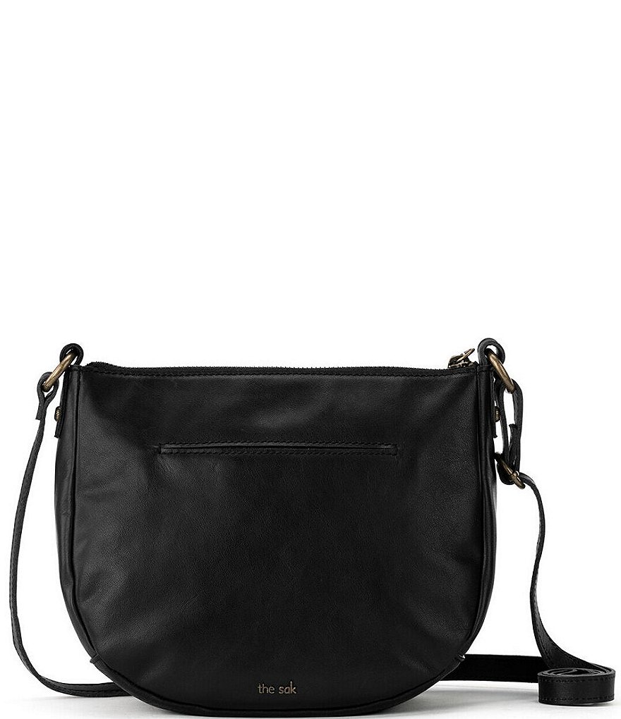 The Sak Gen Leather Antique Brass Hardware Shoulder Saddle Bag