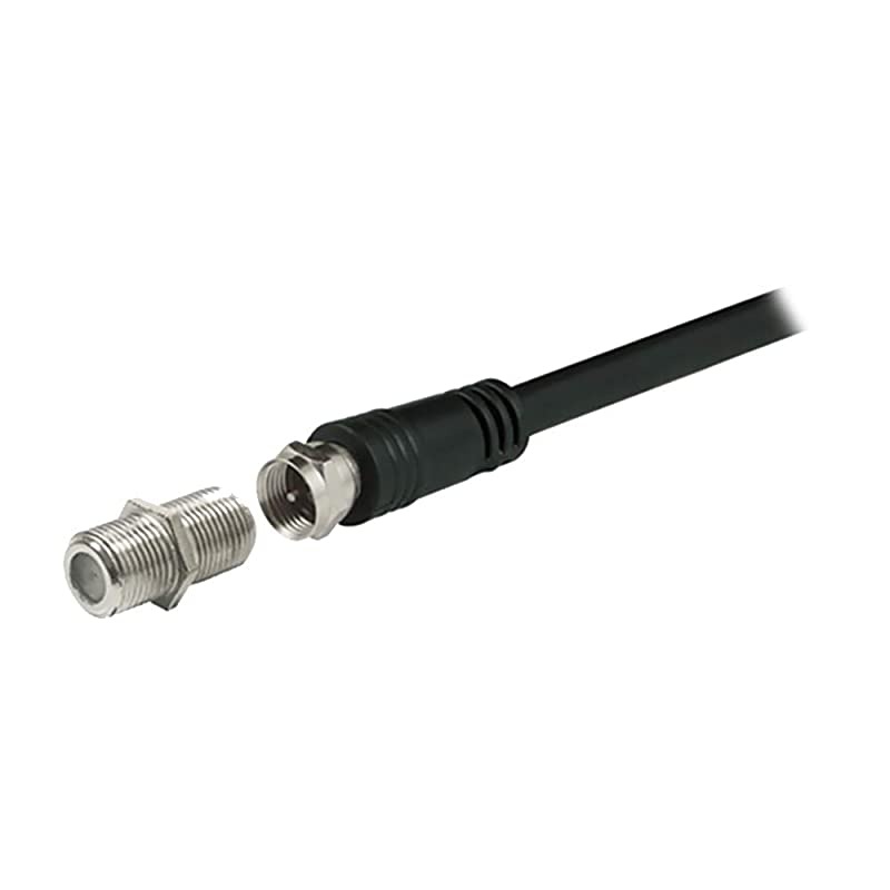Coaxial Cable Extension Adapter Couplers 2Pack Works on FType RG59 RG6 Coax Cables Connects Two Coaxial Cables to Extend Length FemaletoFemale Connectors 23203