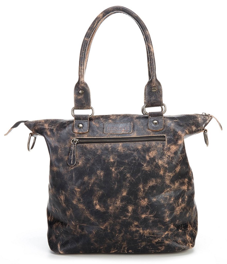 Bed Stu Big Fork Leather Handmade Tote Bag