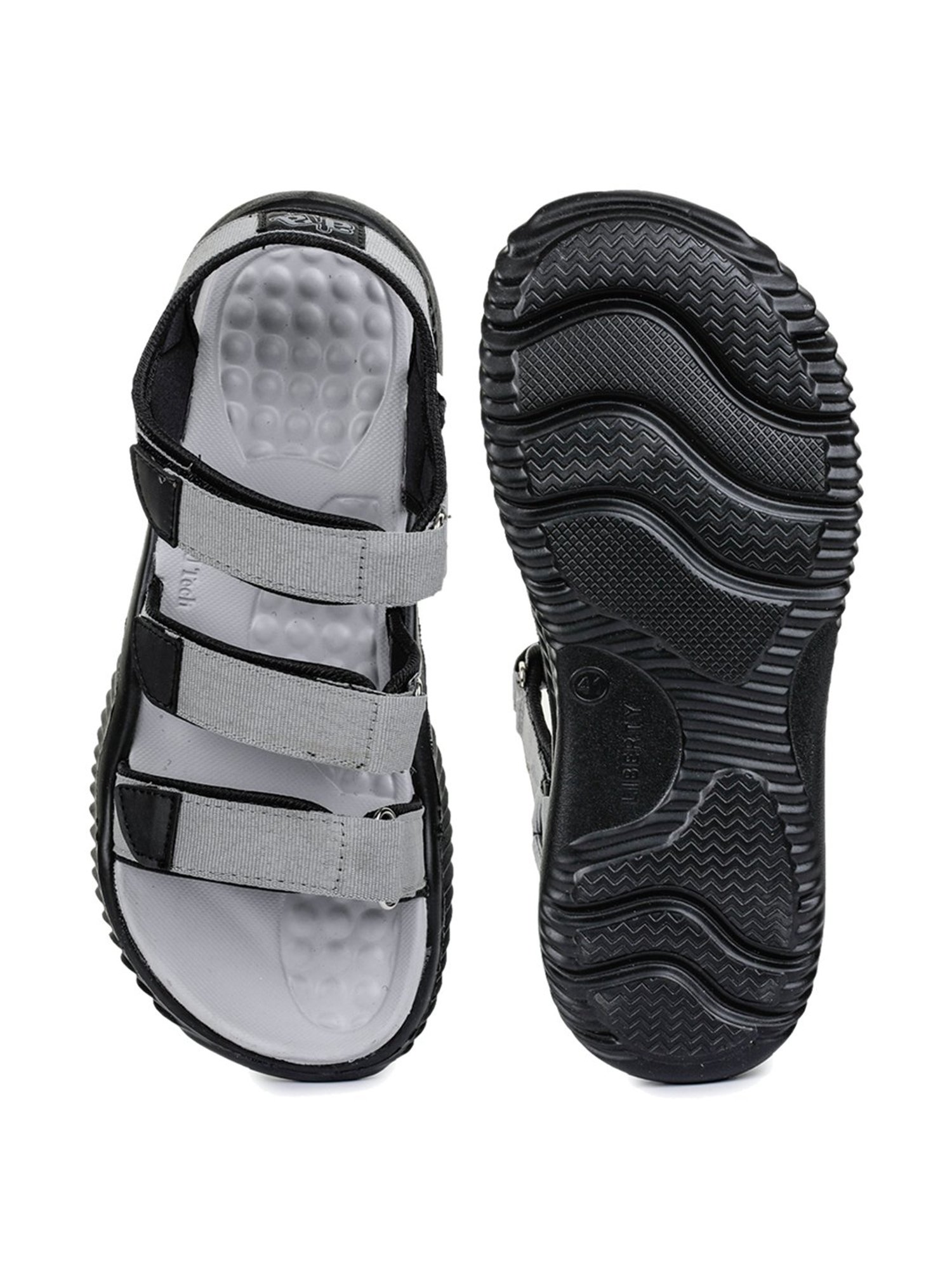 Aha by Liberty Men's Grey Floater Sandals