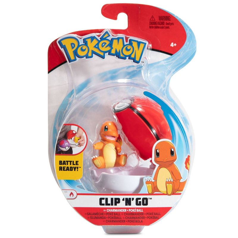 Pokemon Clip 'N' Go Charmander + Poke Ball