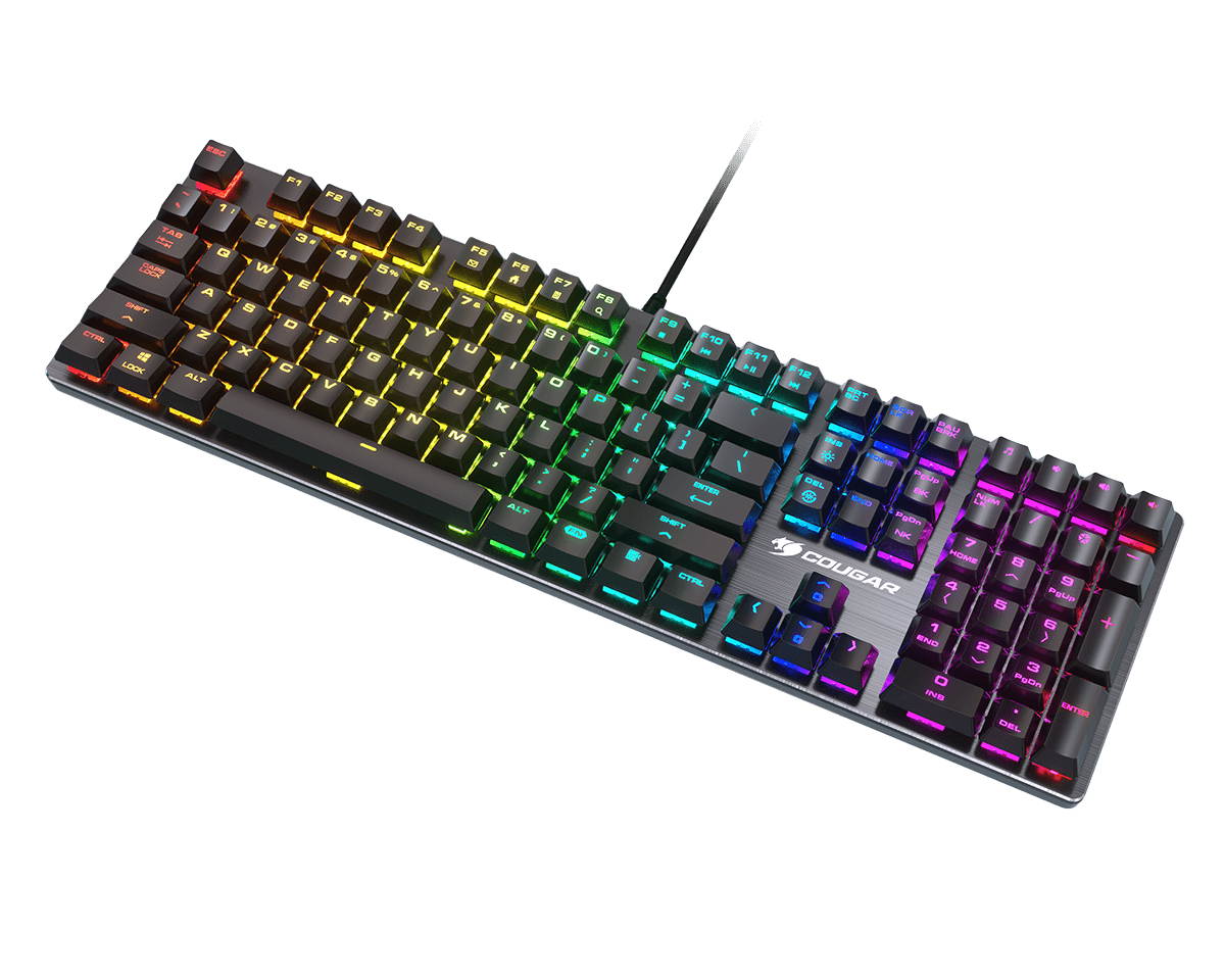 Cougar Vantar MX Mechanical Gaming Keyboard (Red Switch) with RGB (Black)