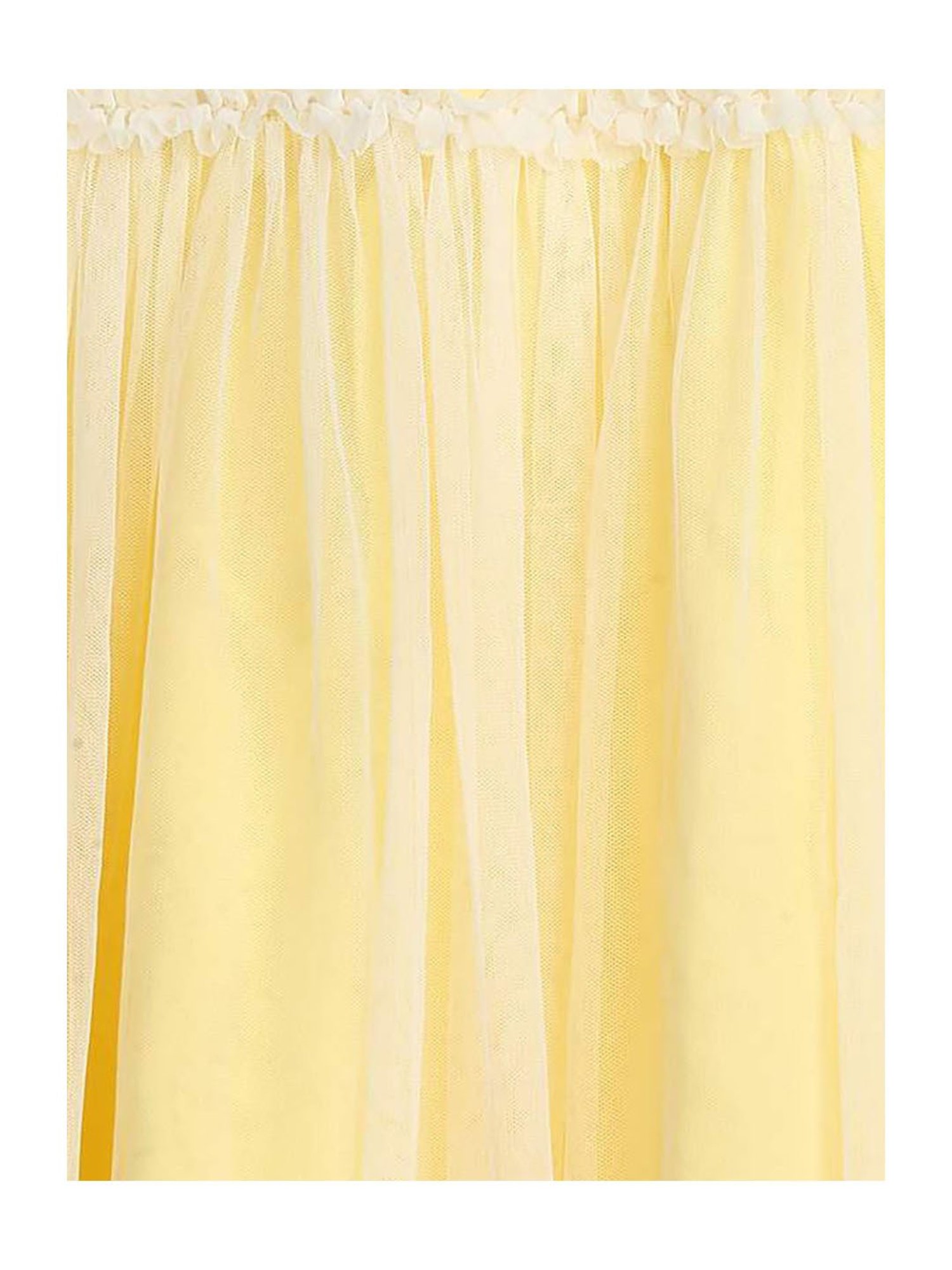 H by Hamleys Girls Yellow Self Design Dress