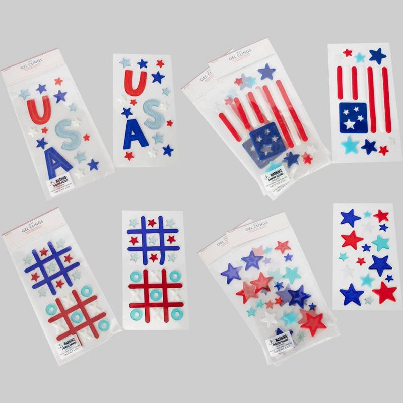 10ct Gel Cling 4th of July - Bullseye's Playground™
