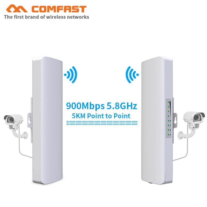 Router Long Range CPE 2pcs Antenna 5KM WIFI Outdoor WI-FI repeater AP 12dBi Nanostation 5.8Ghz Wireless 900Mbps Bridge