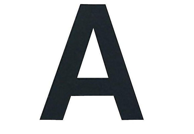 Chartpak Press-On Vinyl Letters & Numbers Self Adhesive Black 2"h 77/Pack 01050