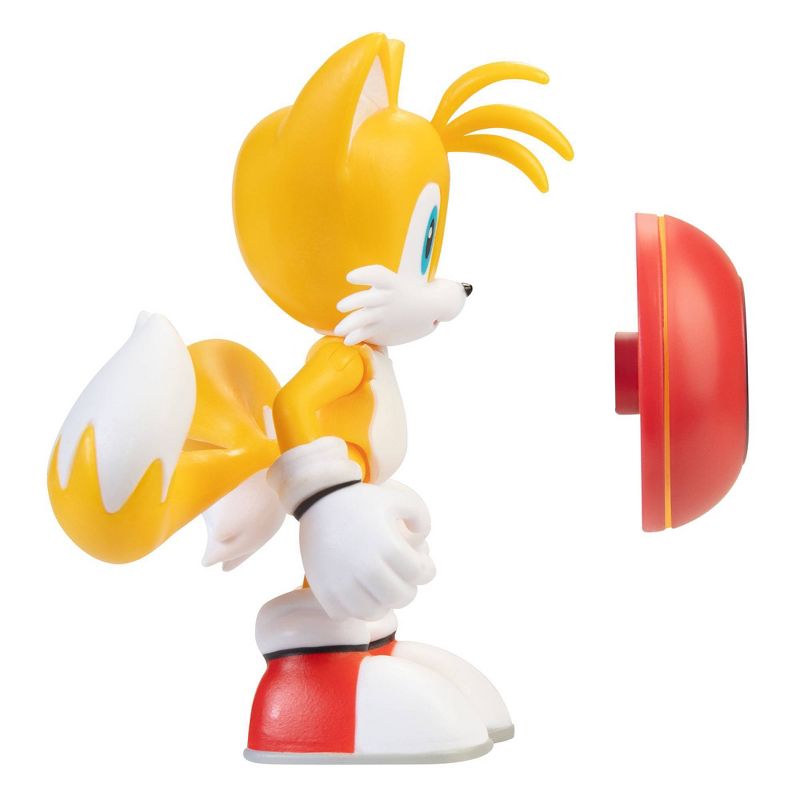 Sonic 4" Figure Modern Tails with Star Spring Wave 4