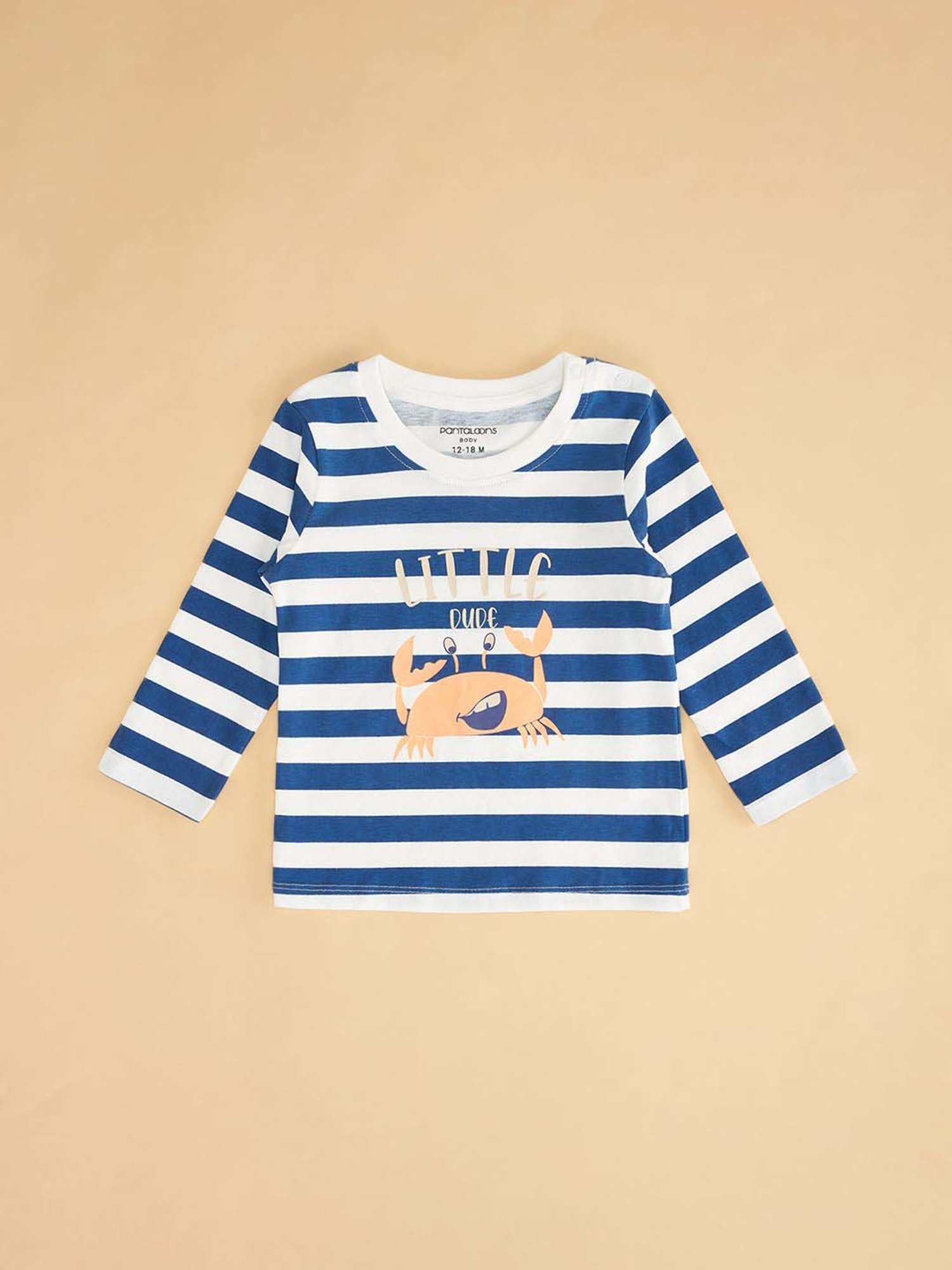 Pantaloons Baby Boys Multicolor Cotton Printed T-Shirt