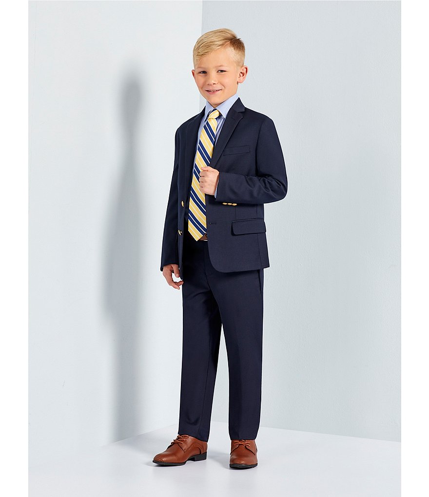 Class Club Gold Label Big Boys 8-20 Flat-Front Dress Pants