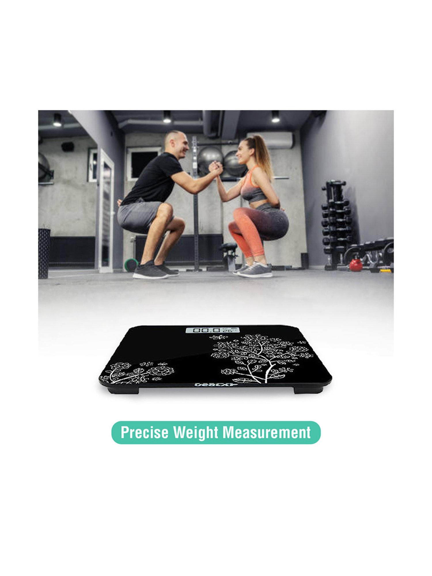 MAXPRO WC134 Wave Digital Weight Scale (Black)