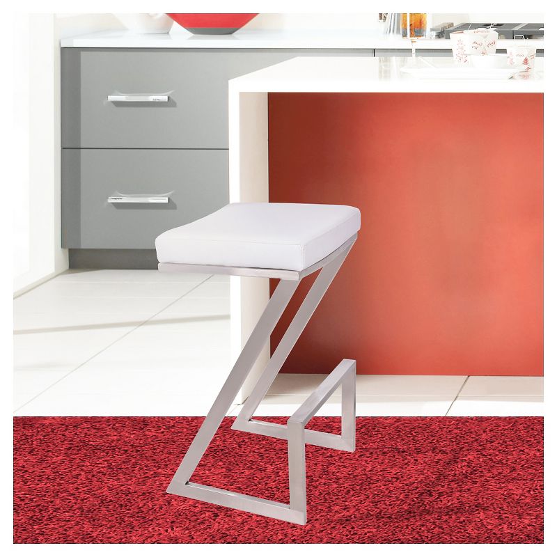 30" Atlantis Barstool White - Armen Living