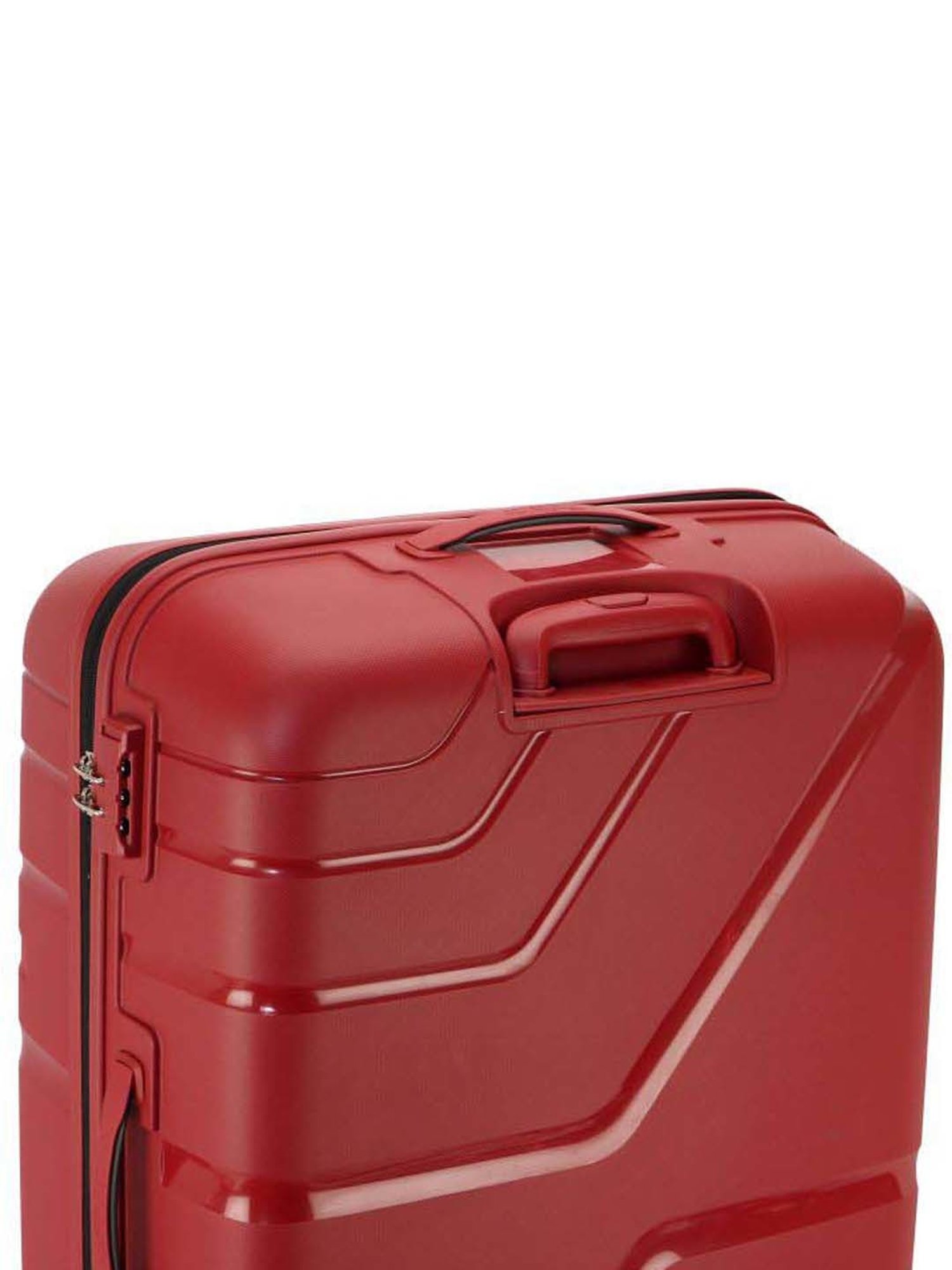American Tourister Formula Red Textured Hard Medium Trolley Bag - 70.5 cm