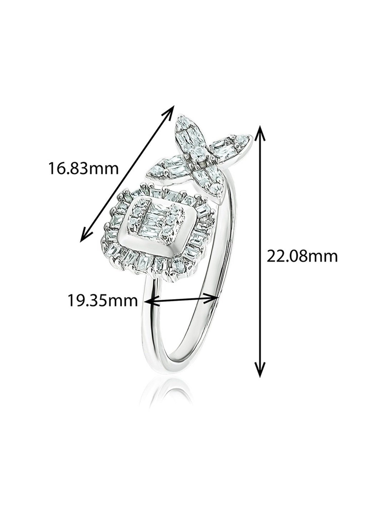 Silberry 92.5 Sterling Silver XO Ring