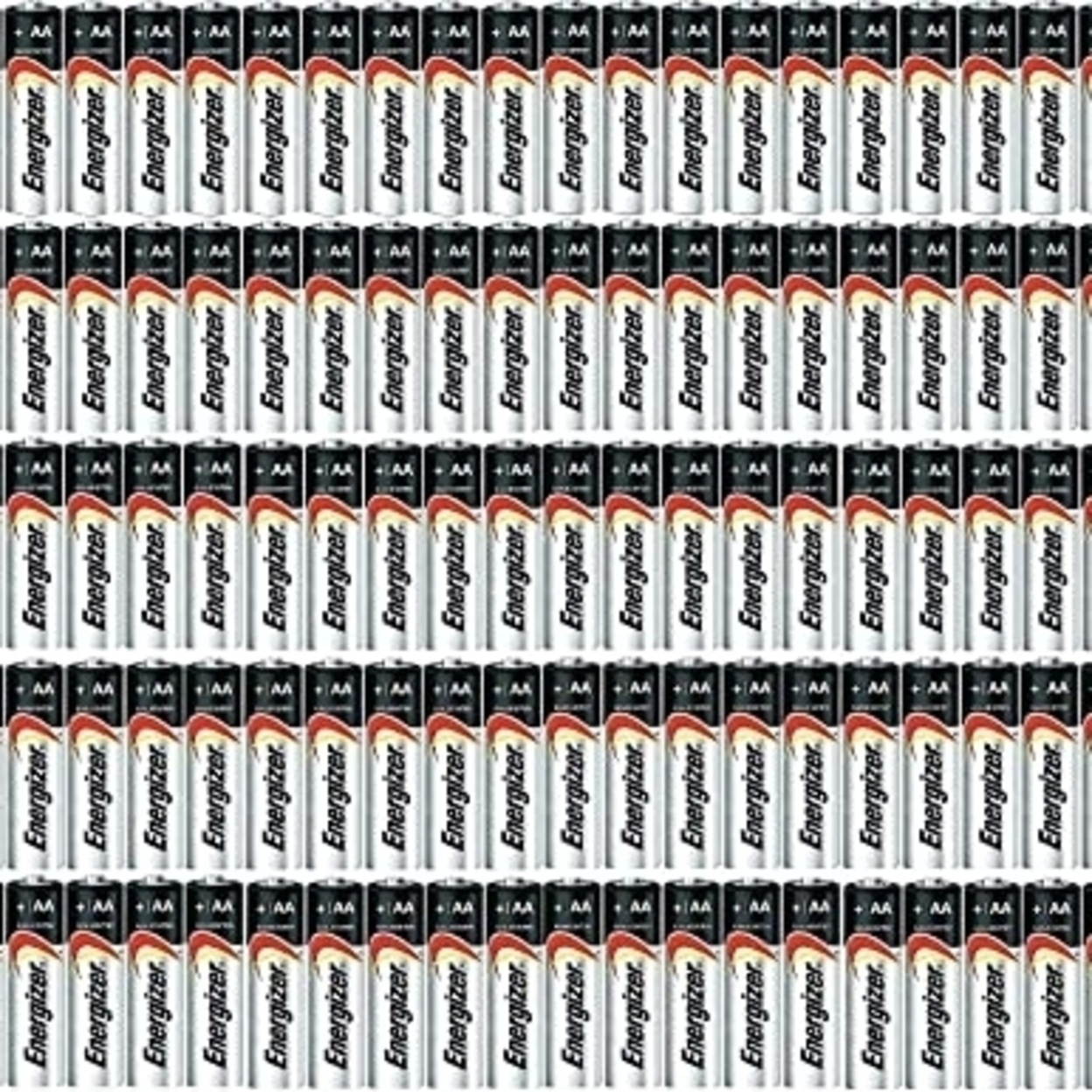 100-Pack: Energizer Max AA and AAA Alkaline Batteries Bundle