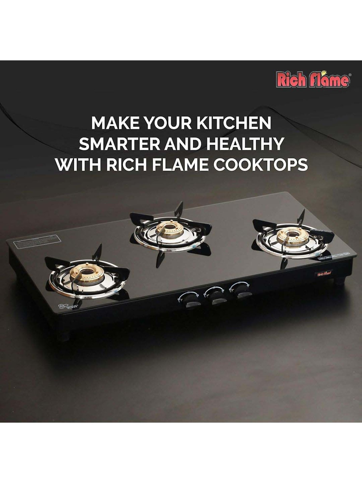 Range Kleen 4pc Porcelain Drip Pan Set Black