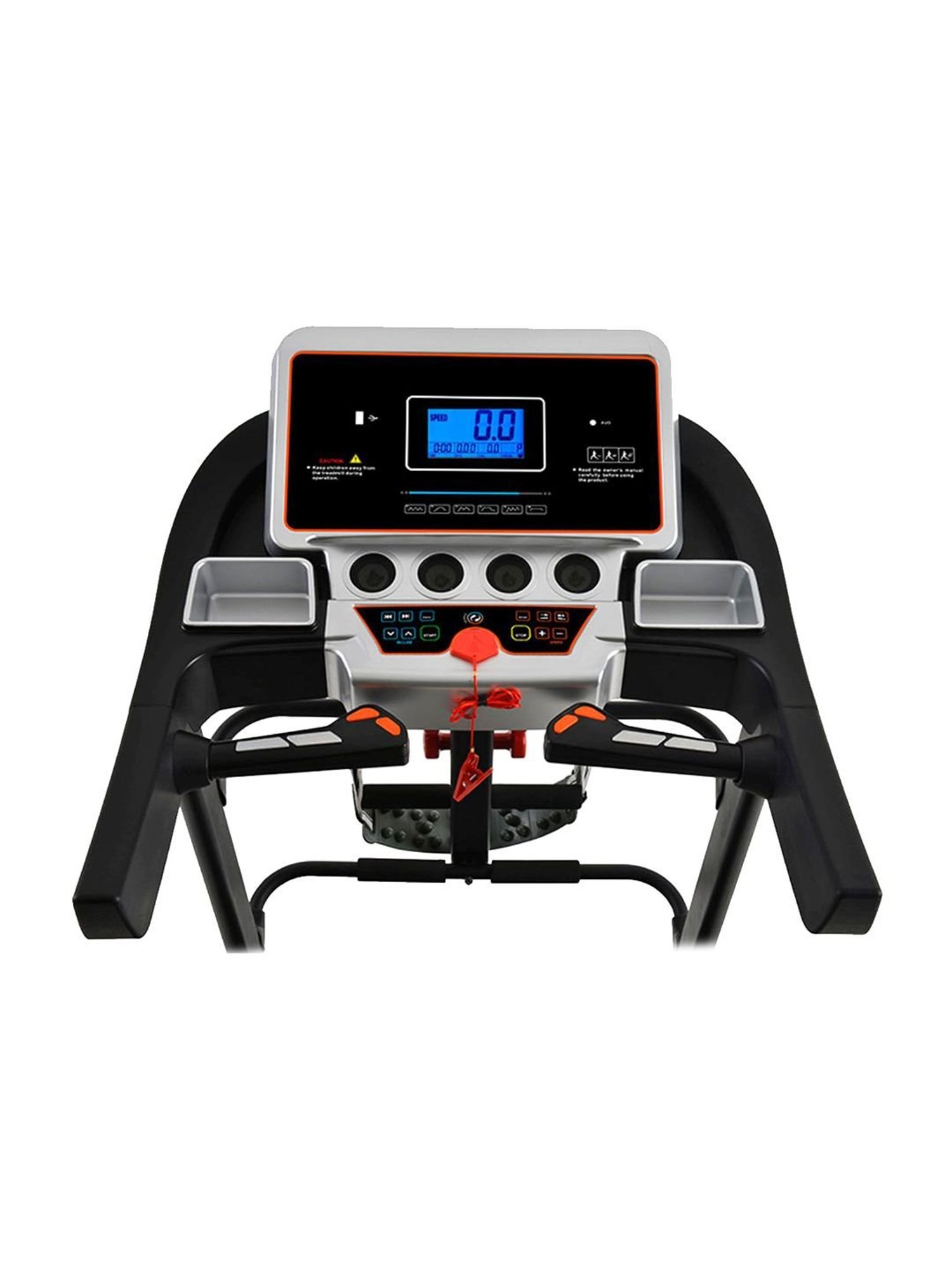 NODENS Fitness Black Motorised Treadmill (5.0 HP Peak)