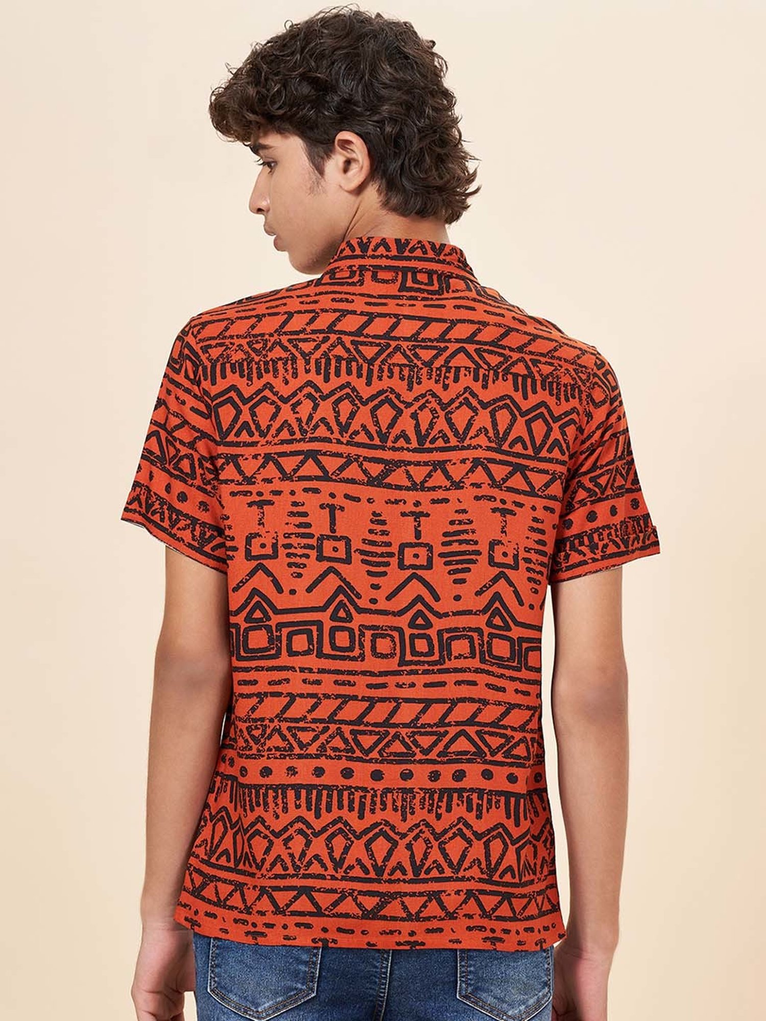 Coolsters by Pantaloons Kids Rust Printed Shirt