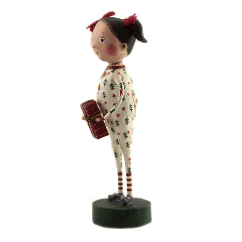 Lori Mitchell 6.25" Jenny's Christmas Jammies Mouse Slippers Christmas  -  Decorative Figurines