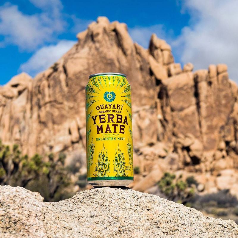 Guayaki Yerba Mate Enlighten Mint - 15.5 fl oz Can