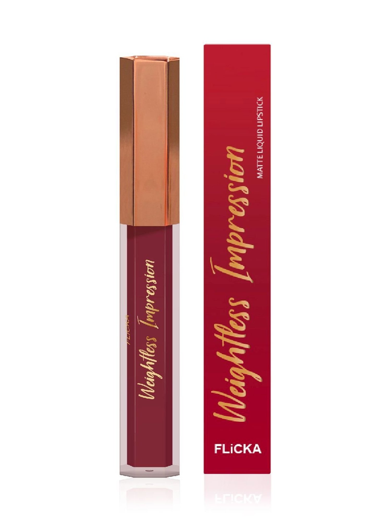 FLiCKA Weightless Impression Matte Liquid Lipstick 06 June - 6.1 ml
