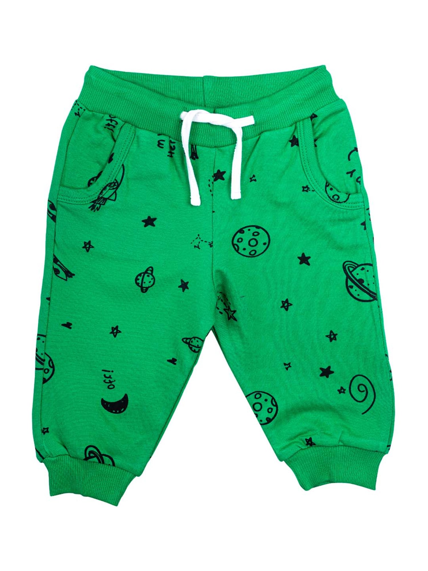 Mee Mee Kids Multicolor Cotton Printed Joggers - Pack of 2