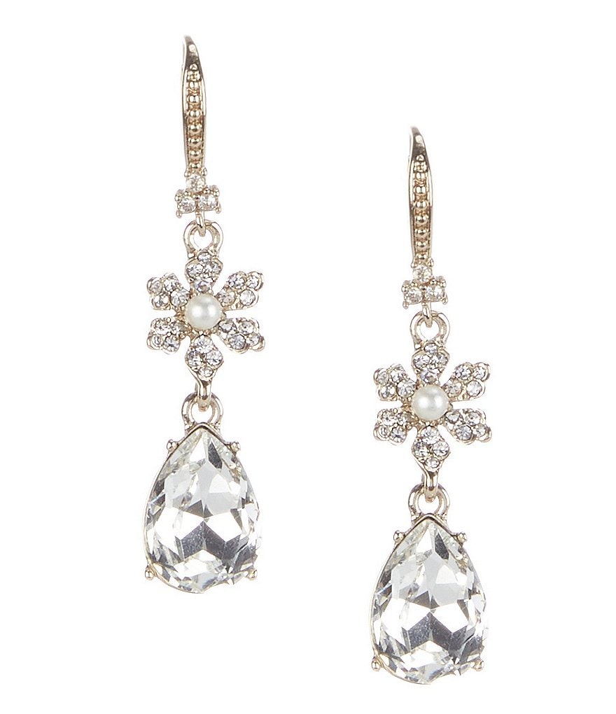 Marchesa Flower Drop Earrings