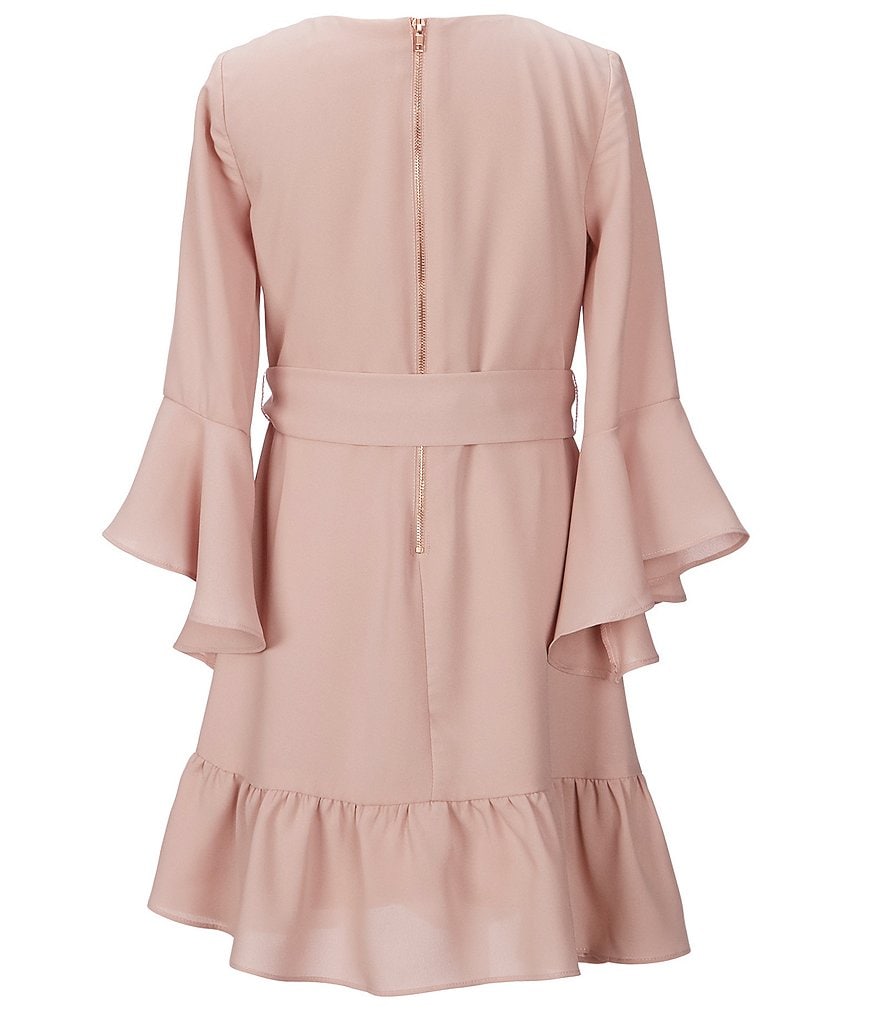 Honey and Rosie Big Girls 7-16 Lace Tiered A-Line Dress