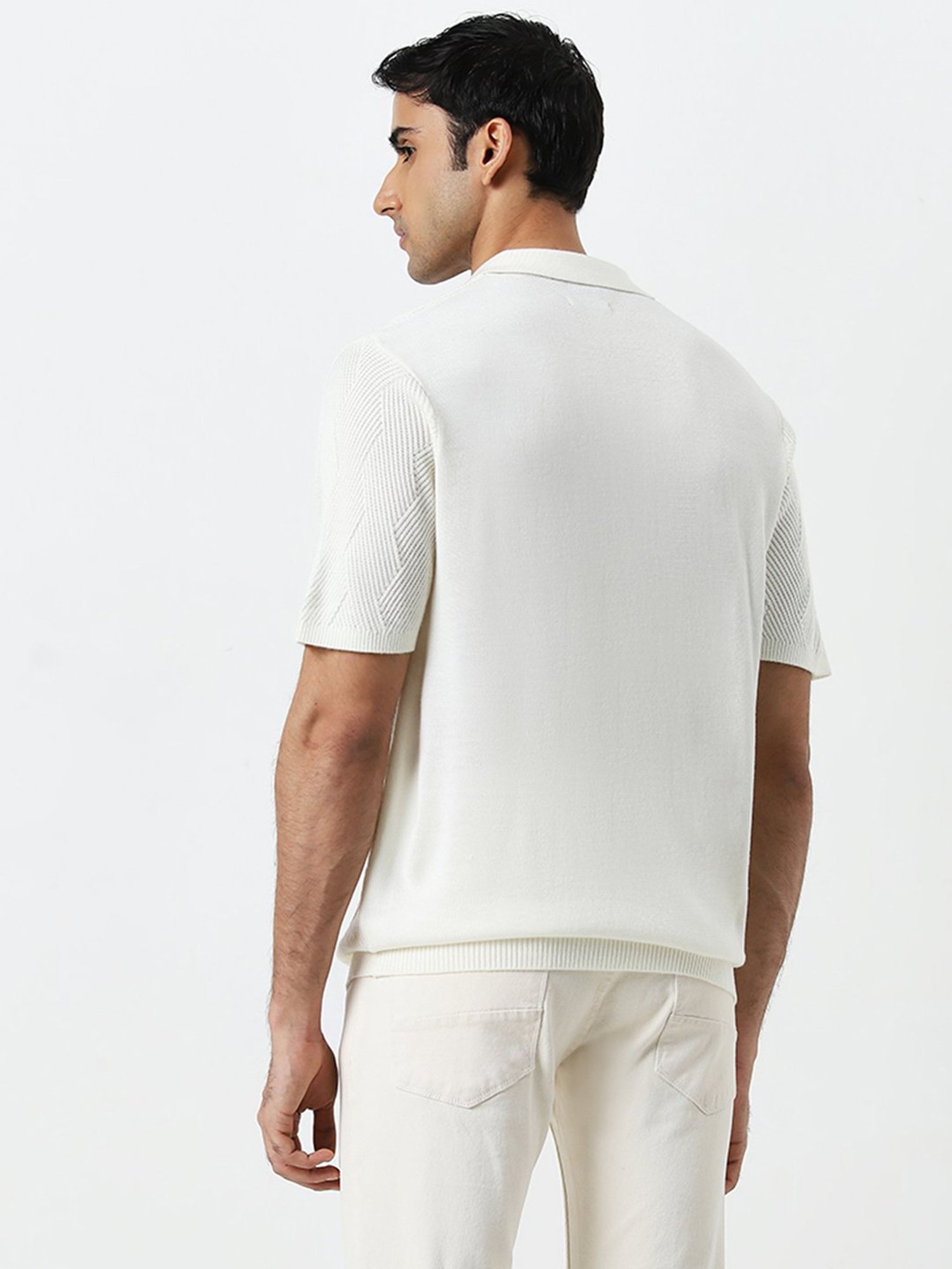 Levi's Pink Cotton Slim Fit Texture Henley T-Shirt