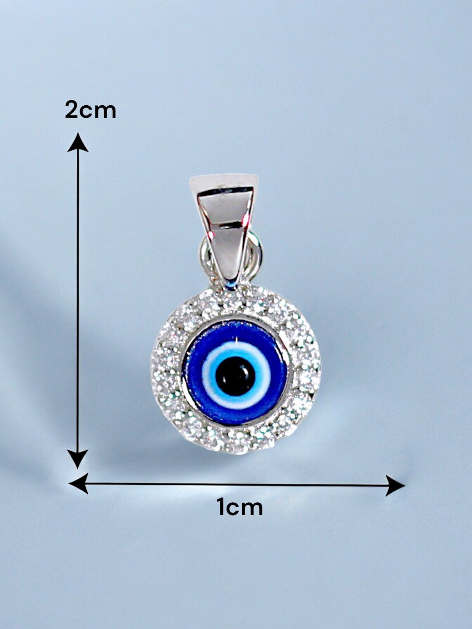 Zavya 92.5 Sterling Silver Pearlescent Elegance Pendant with Chain for Women