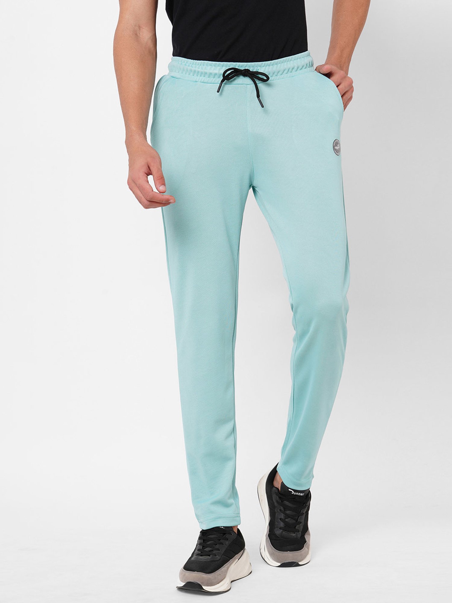 Fitz Light Green Slim Fit Trackpants