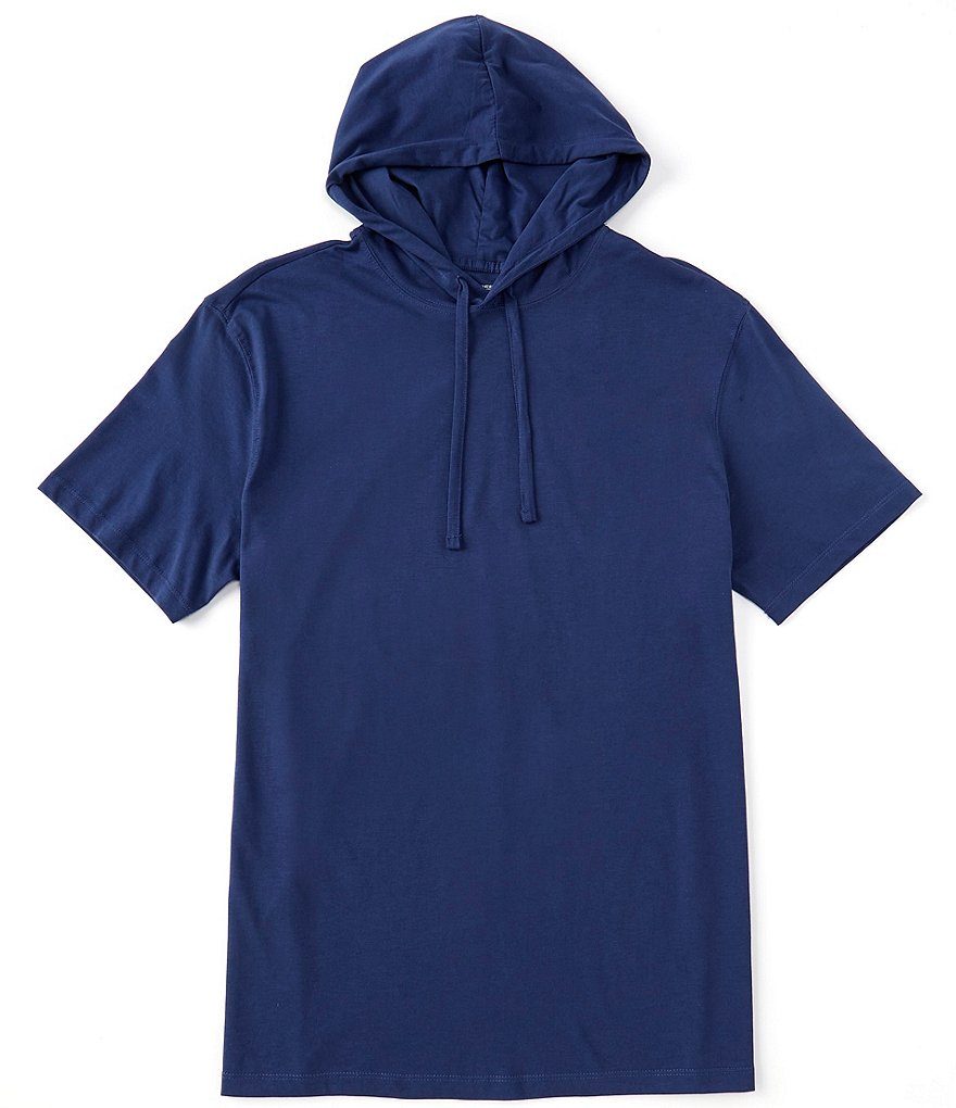 Roundtree & Yorke Soft Washed Short-Sleeve Solid Hoodie