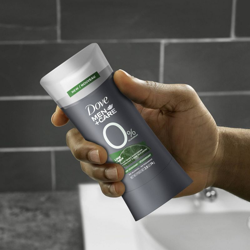 Dove Men + Care 0% Aluminum Lime + Sage Plant Based Deodorant Stick - 2.6oz