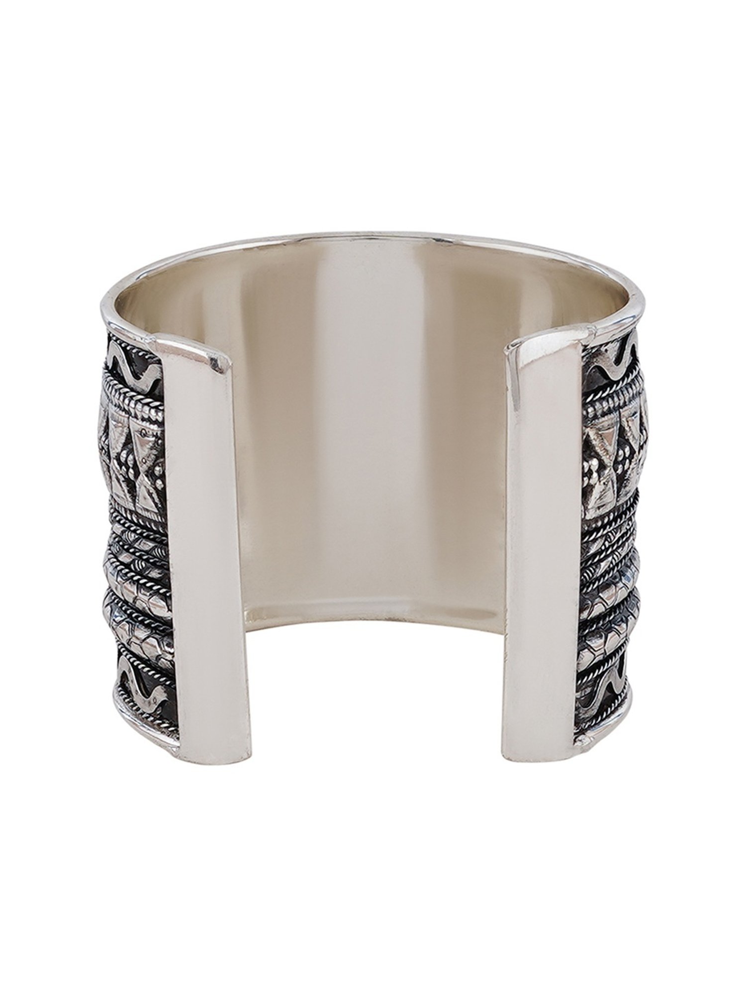 Teejh Sadhana Black Cuffs Bracelet for Women