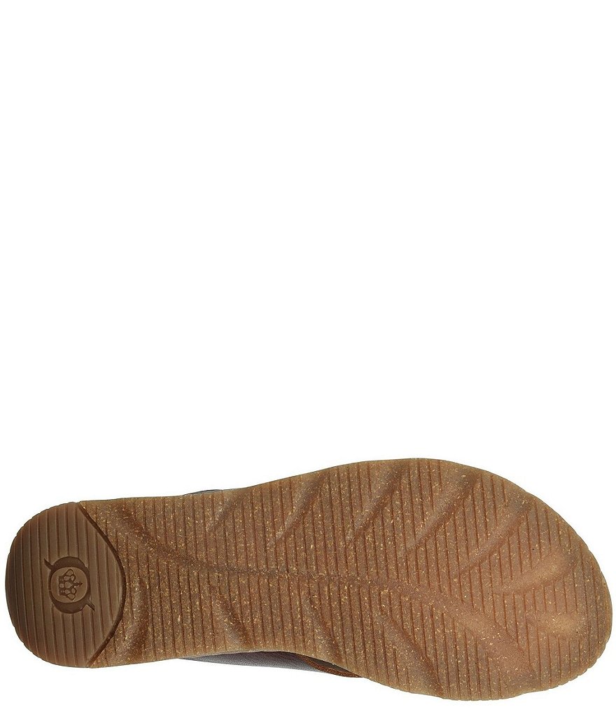 Born Basia Woven Leather Slide Sandals