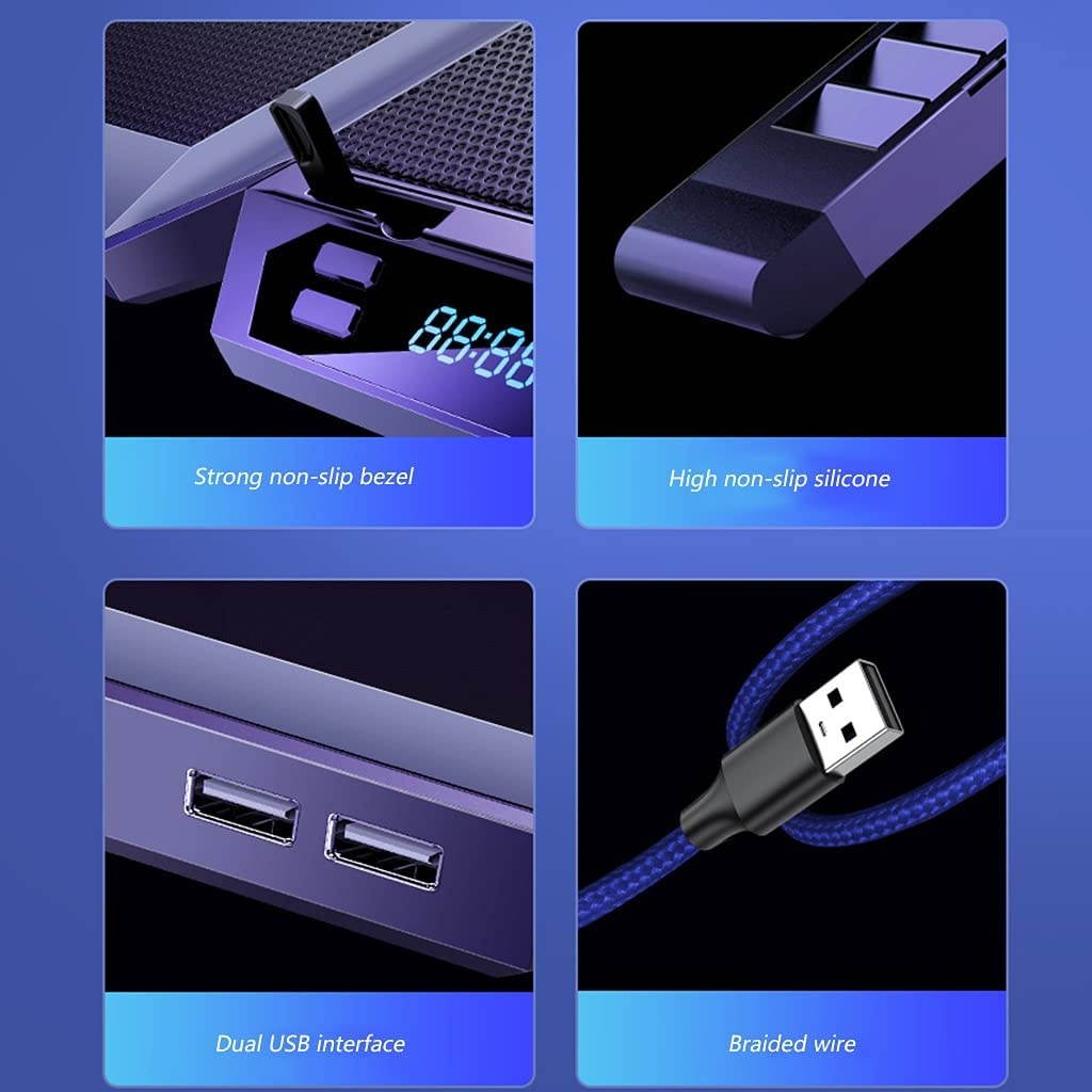 Computer Base Exhaust Fan Notebook Radiator Computer Bracket Cool Cool Sound Game Book Cooling Bracket Plate Notebook Cooling Bracket