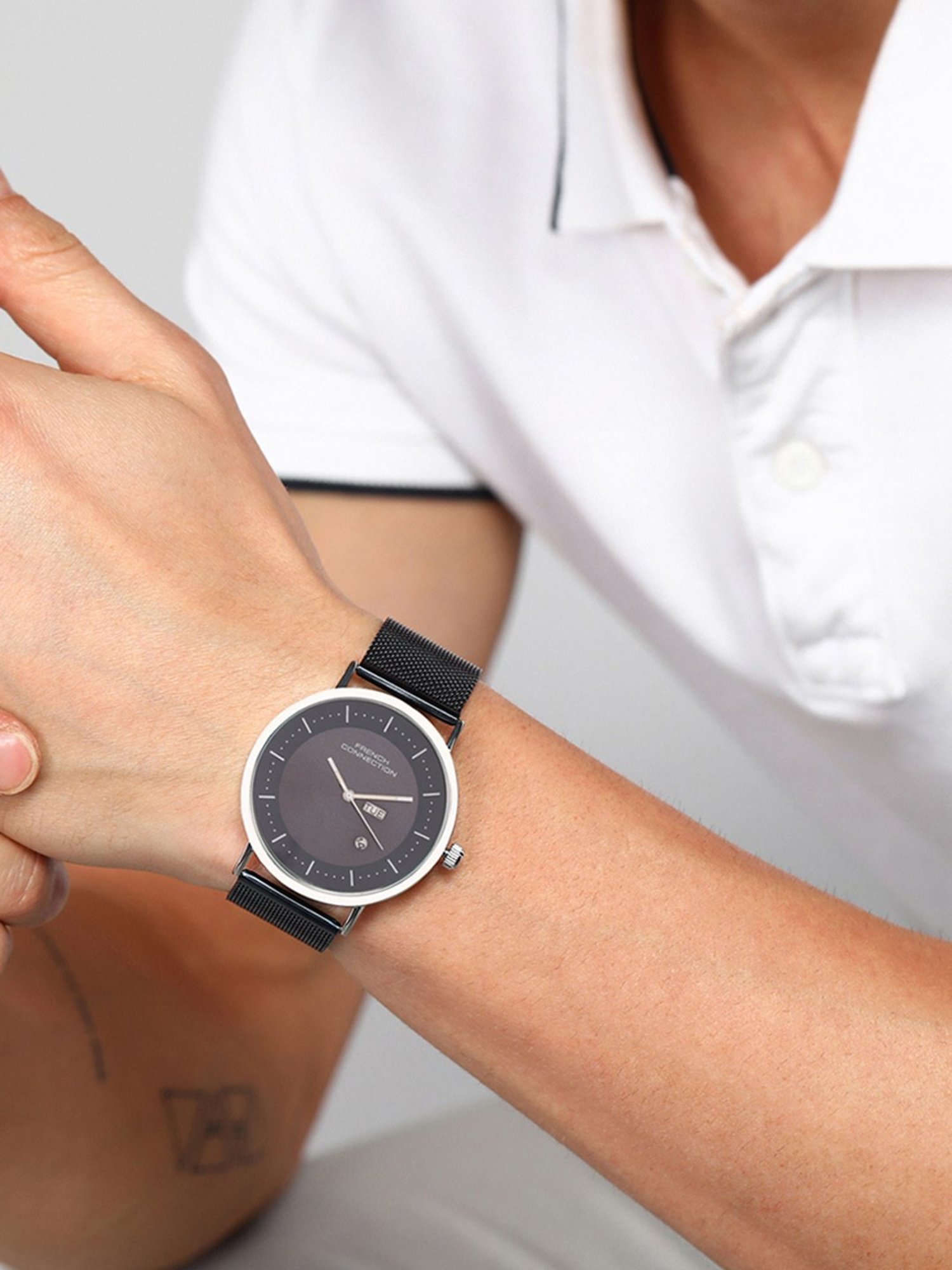 French Connection FCN00044F Ikon Analog Watch for Men